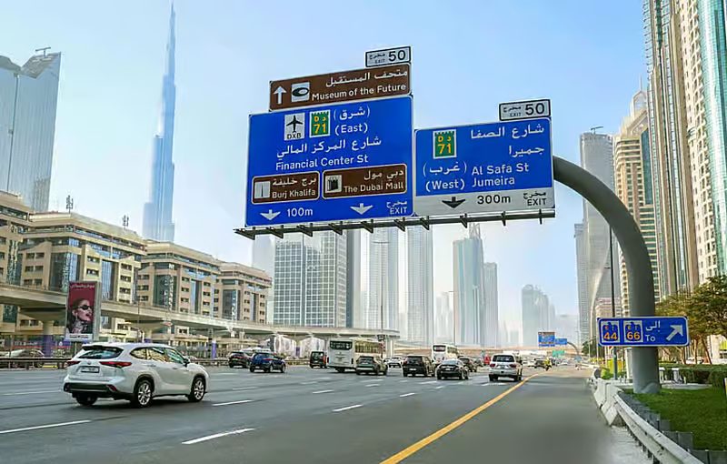 RTA Adds Lane Near Dubai Mall Metro to Ease Sheikh Zayed Road Traffic